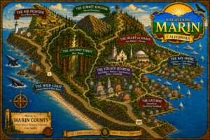 Marin County Theme Park Map
