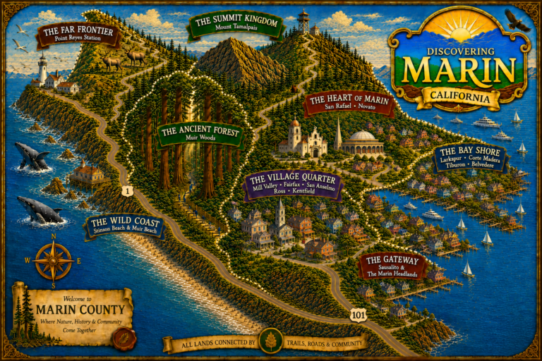 Marin County Theme Park Map